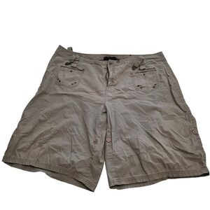 Venezia Shorts ‎ Mens Sz 28 Green Ripstop Cargo Shorts Y2K Gorpcore Tactical B&T